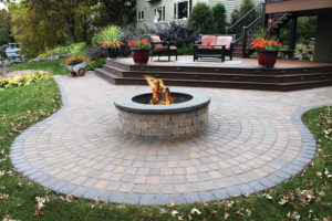 fire pits and walkways mn