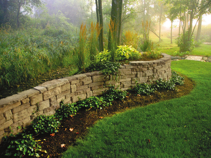 garden retaining wall mn