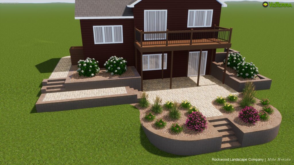 Multi-level patio design concept